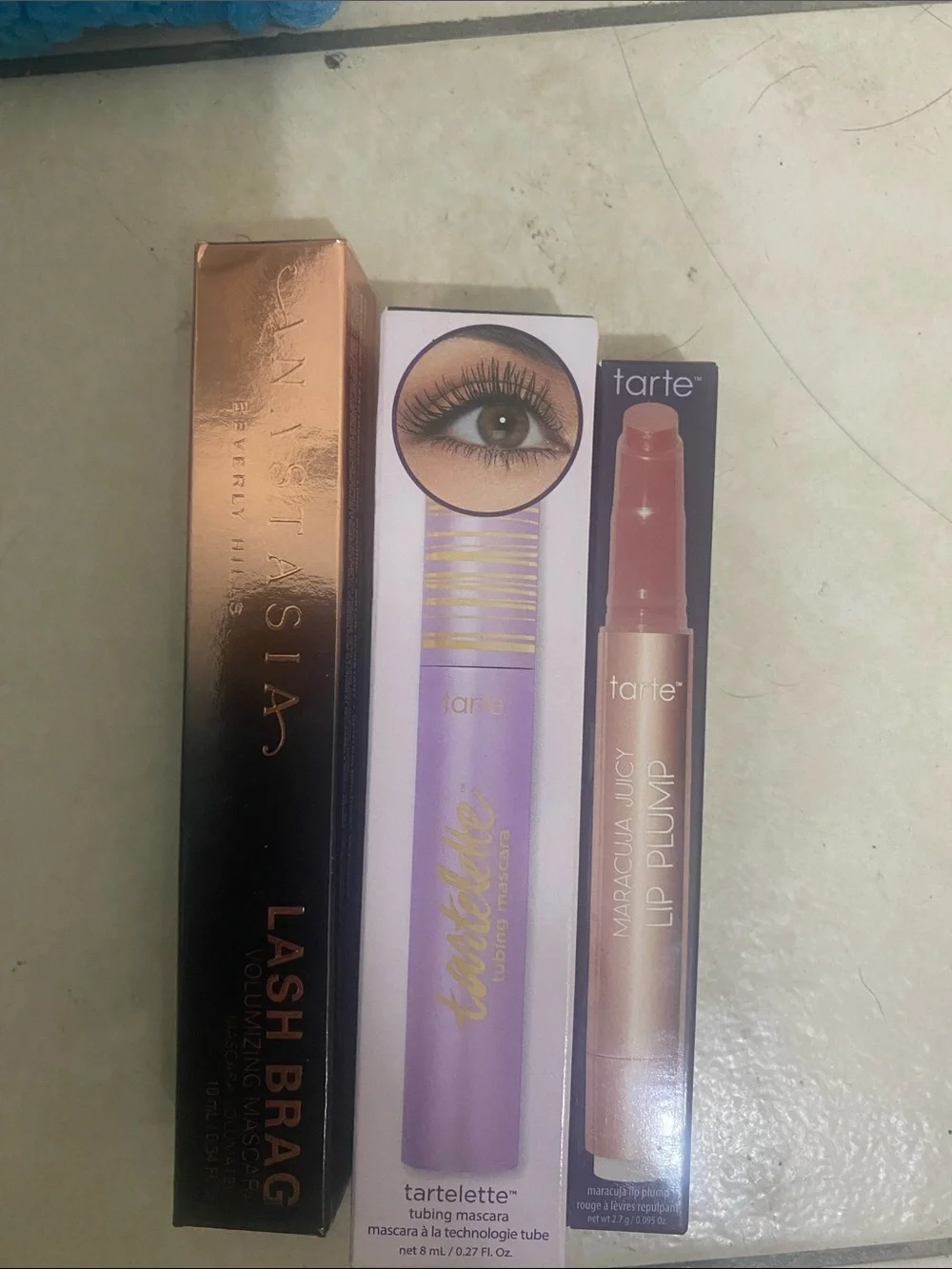 Trio mascara and balm
